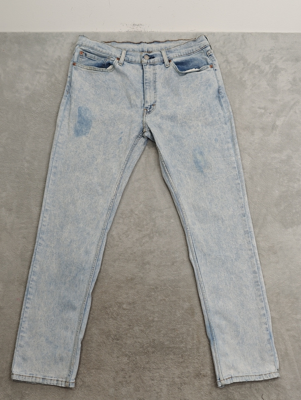 Levi's Mens 511 Light Blue Slim Straight Jeans Size 36